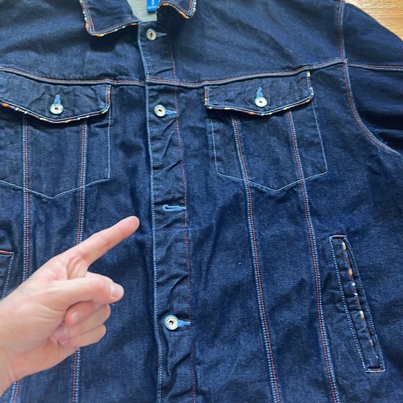 Vintage Platinum Fubu Fat Albert Jean Jacket / XL / RARE - Picture 10 of 10